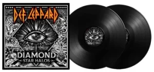 image of Def Leppard Diamond star halos LP black