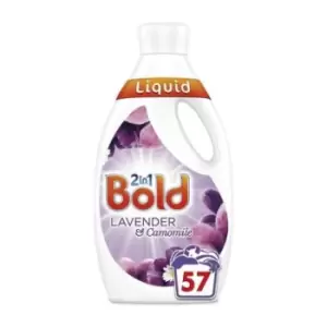 image of Bold 2 in 1 Lavender and Camomile Washing Liquid Gel 57 Washes 1.995L