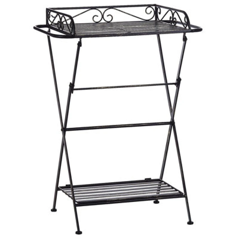Image of Beliani Side Table Ancud Metal Black