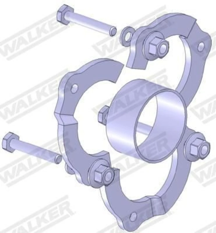 Image of Exhaust pipe gasket WALKER 80315