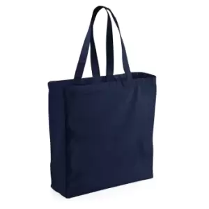 Image of Westford Mill Classic Canvas Shopper (One Size) (French Navy)