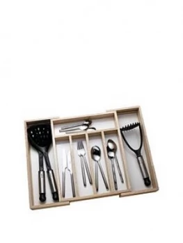 image of Apollo Rubber Wood Expanding Cutlery Draw