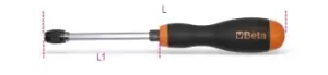 image of Beta Tools 851 SR Quick Release 1/4" Drive Bit Holder L: 230mm L1: 110mm