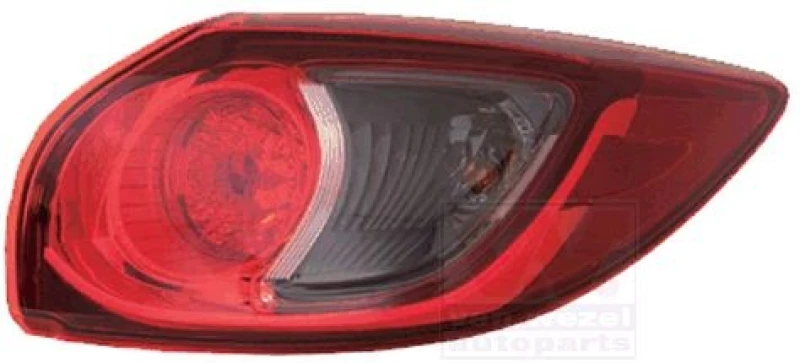 Image of VAN WEZEL 2780932 Rear light Inner Section, without bulb holder, Right Combination Rearlight (391)
