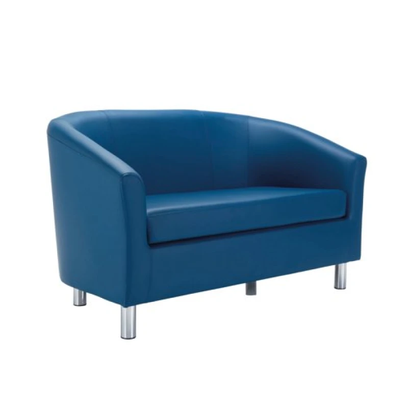 Image of Jemini Tub Sofa Polyurethane Blue KF70361