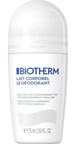 image of Biotherm Lait Corporel Deodorant Roll On 75ml