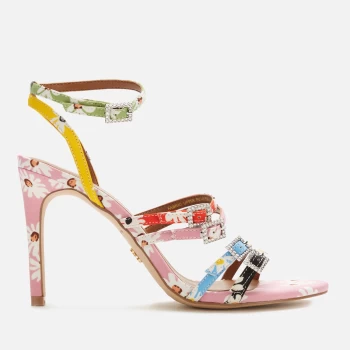 image of Kurt Geiger London Womens Pierra Heeled Sandals - Multi/Other Fabric - UK 4