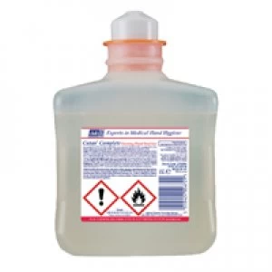 Image of Deb Cutan Complete Foam Hand Sanitiser 1 Litre Refill Cartridge CFS39H