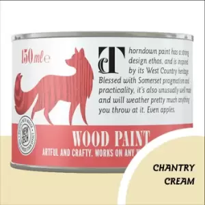 Image of Thorndown Chantry Cream Wood Paint 150ml