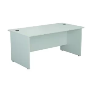 Image of Jemini Rectangular Panel End Desk 1400x800x730mm White KF804437