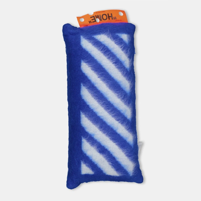 Image of Off White Pillow Blue/White unisex One Size