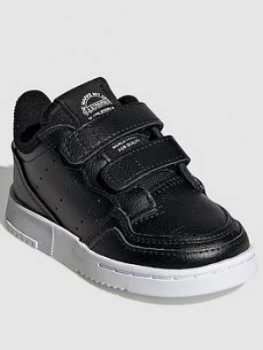 Image of Adidas Originals Supercourt Infant Trainer - Black