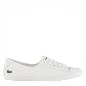 image of Lacoste Ziane Canvas Shoes - White