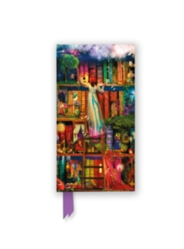 Image of Aimee Stewart: Treasure Hunt Bookshelves (Foiled Slimline Journal) Notebook / blank book