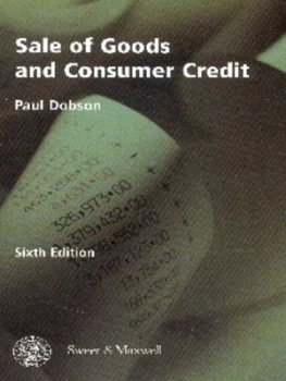 Image of Sale of Goods and Consumer Credit by A. P Dobson Paperback
