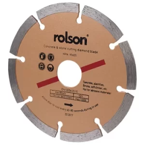 image of Rolson 24394 115mm Diamond Tipped Blade