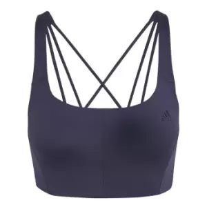 Image of adidas Medium Sports Bra Womens - Blue