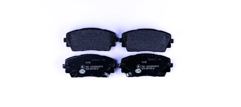 Image of HELLA Brake pad set HELLA 8DB 355 020-611