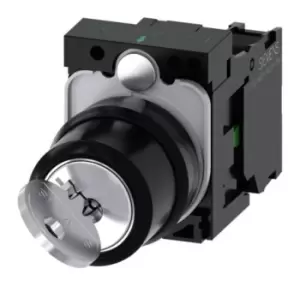 Image of Siemens 2 Position Key Switch Complete - (NO)