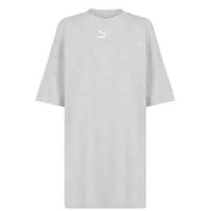 Image of Puma Classic Oversized T Shirt - Grey