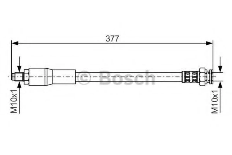 Image of Brake hose Bosch 1 987 476 666
