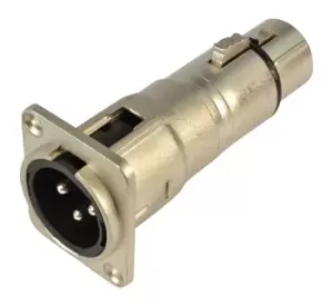 Image of Through Panel connector Male Panel to Female Rear