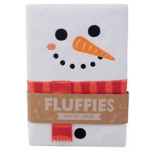 image of Christmas Snowman Fluffies Notepad/Notebook