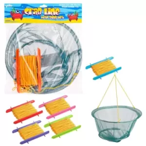 Image of Crab Drop Net with Metal Rings and Handle