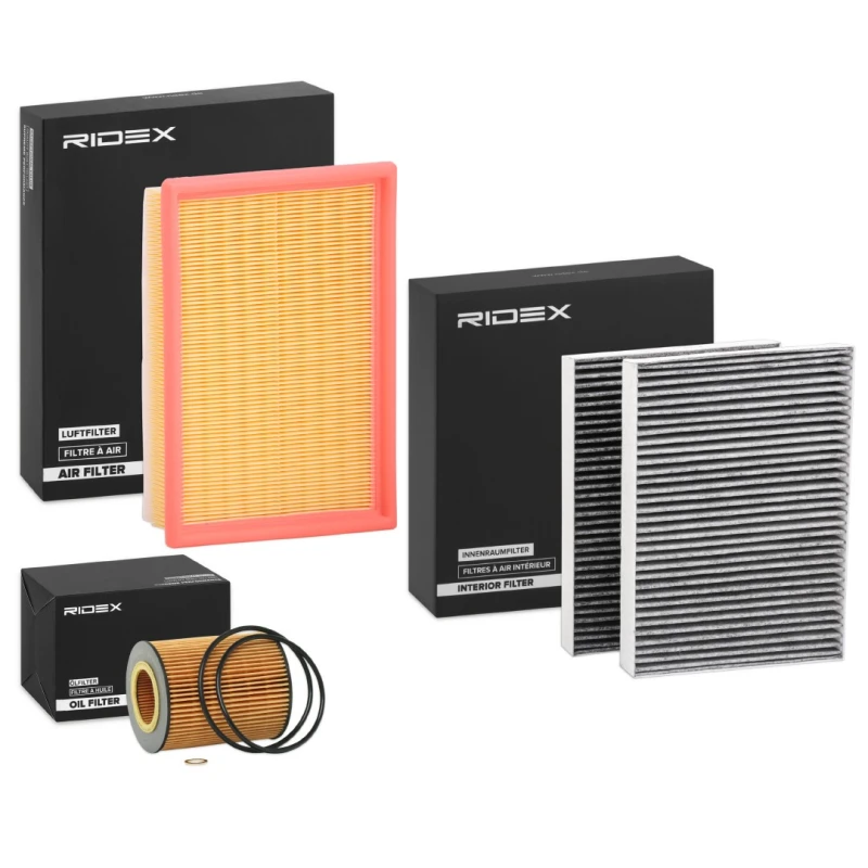 Image of RIDEX 4055F3005 Filter Set with gaskets/seals, for dusty operating conditions Filter Set (4055)
