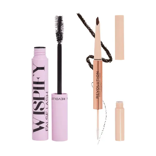 Image of Makeup Revolution Wispify and Fluffy Brow Bundle (Various Shades) - Granite