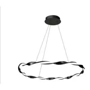 Image of Cristal Sand LED Pendant Lamp 36W 2880Lm 3000K Black