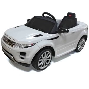 Image of Flying Gadgets Range Rover Evoque Ride-On Car with Remote Controller in White