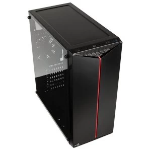 image of Aerocool Split Midi Tower RGB Gaming Case - Black Window