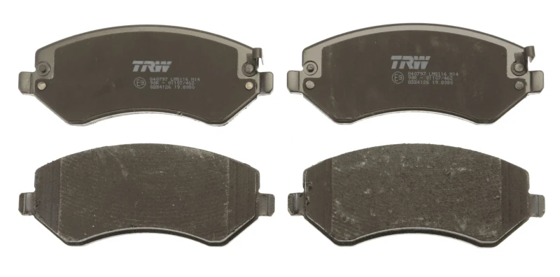 Image of TRW GDB4126 Brake pad set incl. wear warning contact Brake Pad Set,disc brake (402)