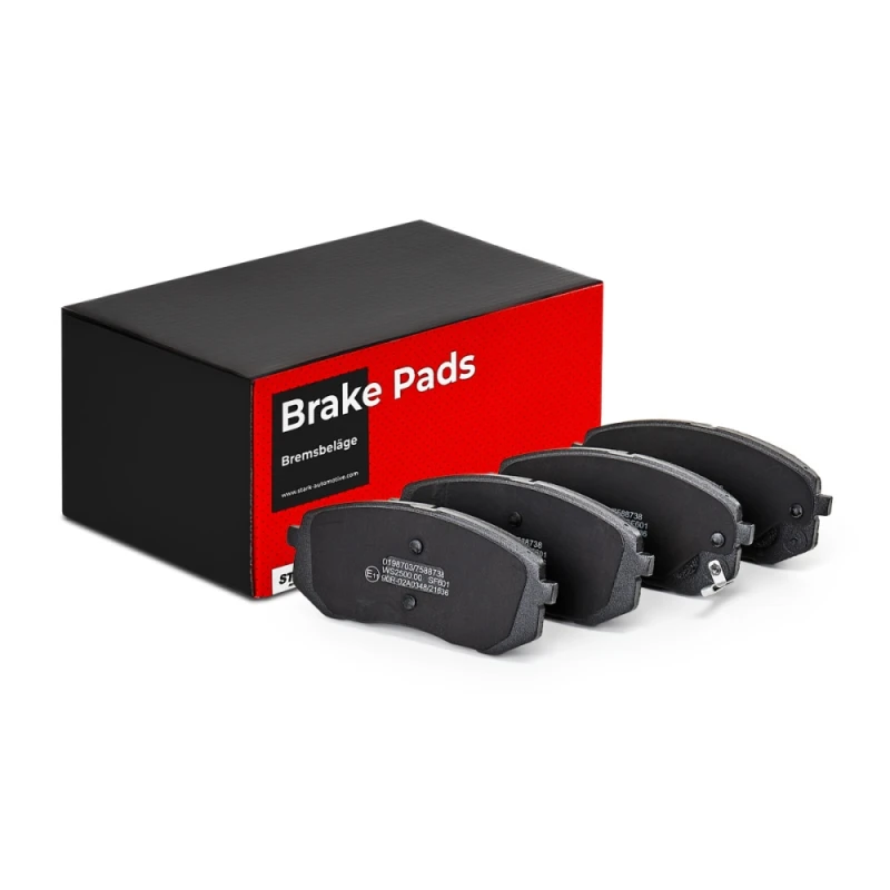 Image of RIDEX 402B0039 Brake pad set Front Axle, with acoustic wear warning, Axle Vers.: Front Brake Pad Set,disc brake (402)