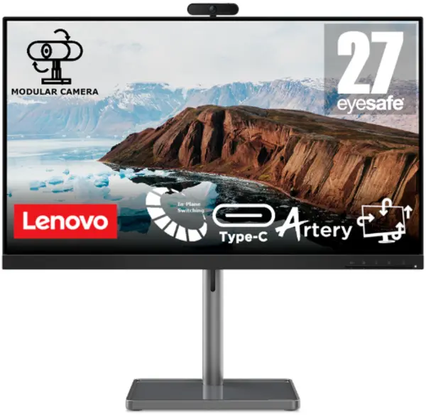 image of Lenovo ThinkVision T27hv-30 27" 63D6UAT3UK Quad HD LED Monitor