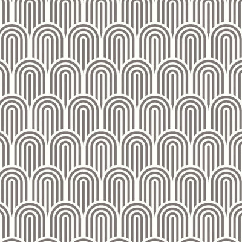 Image of Hoopla Walls Retro Arch Black 10M Wallpaper Matt Smooth