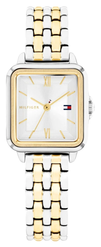 Image of Tommy Hilfiger 1782861 Mia (22.5mm) Silver Dial / Two-Tone Watch