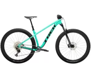 image of 2022 Trek Roscoe 7 Hardtail Mountain Bike in Miami Green and Trek Black