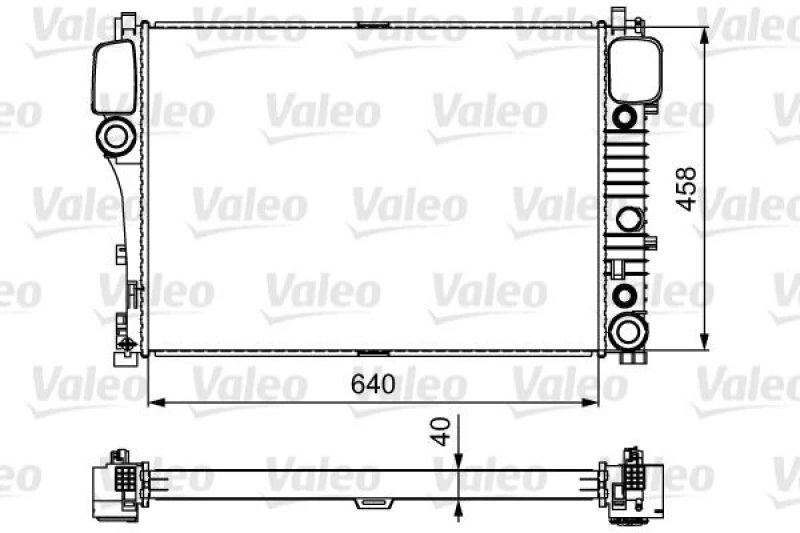 Image of Engine radiator VALEO 735299