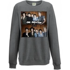 Image of One Direction Four Ladies Grey Sweatshirt: Small