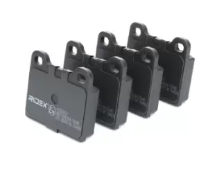 Image of RIDEX Brake pad set VW,AUDI,MERCEDES-BENZ 402B0082 0060711959,0060727286,0060729251 0060740842,0060778263,10514220520325,105142211504,116002205203