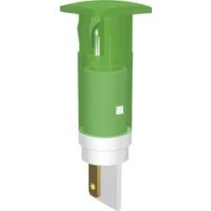 LED indicator light Ultra green Round 230 V AC