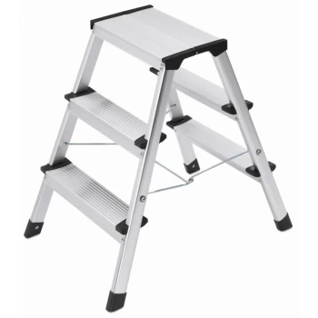 Folding Stepladder L90 Step-ke 2x3 Steps 60cm 4443-701 - Hailo