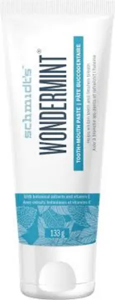 image of Schmidt's Wondermint Refreshing Toothpaste 133g