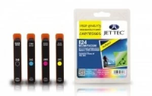 Image of Epson T2421 2 3 4 5 6 Multipack Remanufactured JetTec Ink Cartridge