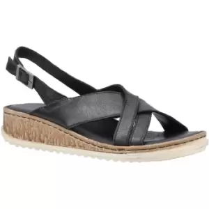 Image of Hush Puppies Womens Elena Cross Over Wedge Sandals UK Size 3 (EU 36)