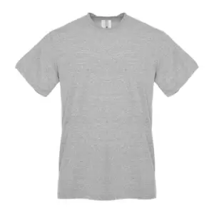 Image of Next Level Unisex Adult Snow Sueded T-Shirt (XS) (Grey Heather)