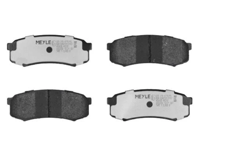 Image of MEYLE 025 219 4715/PD Brake pad set Rear Axle, not prepared for wear warning indicator, MEYLE-PD Quality, with anti-squeak plate Brake Pad Set,disc b