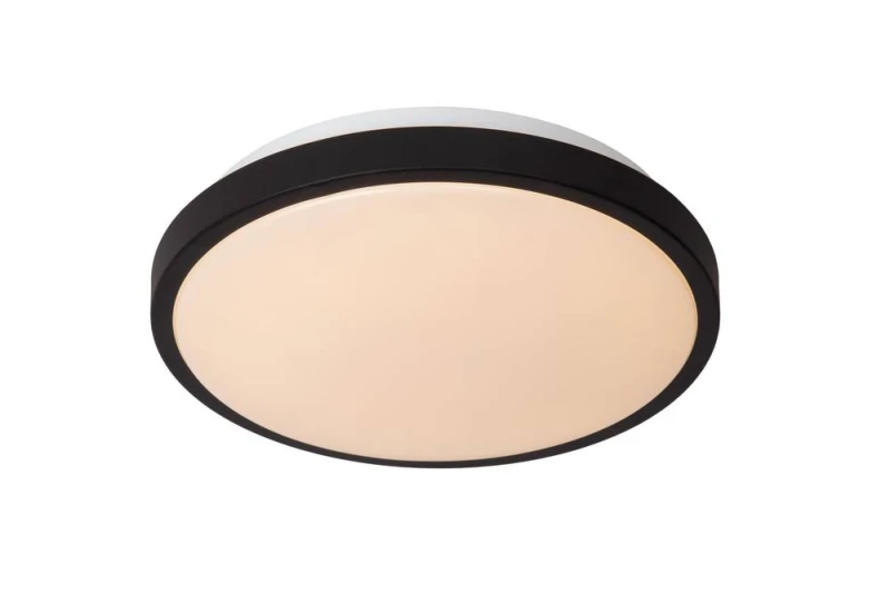 Image of Netlighting Dasher Ceiling Light Black 29.3cm 1x12W 2700K IP44 LED Black Unisex